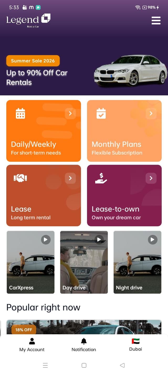 Documents for Car Rental