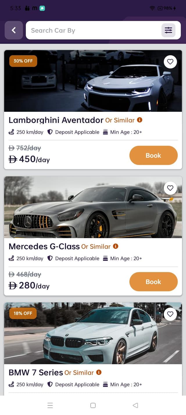 Documents for Car Rental